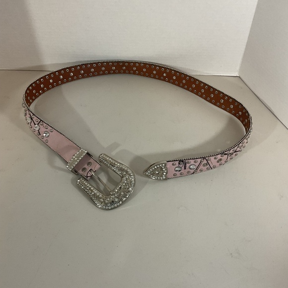 Blazin Roxx Women’s Western Camo/Pink Belt With Rhinestones Size M - Picture 6 of 6